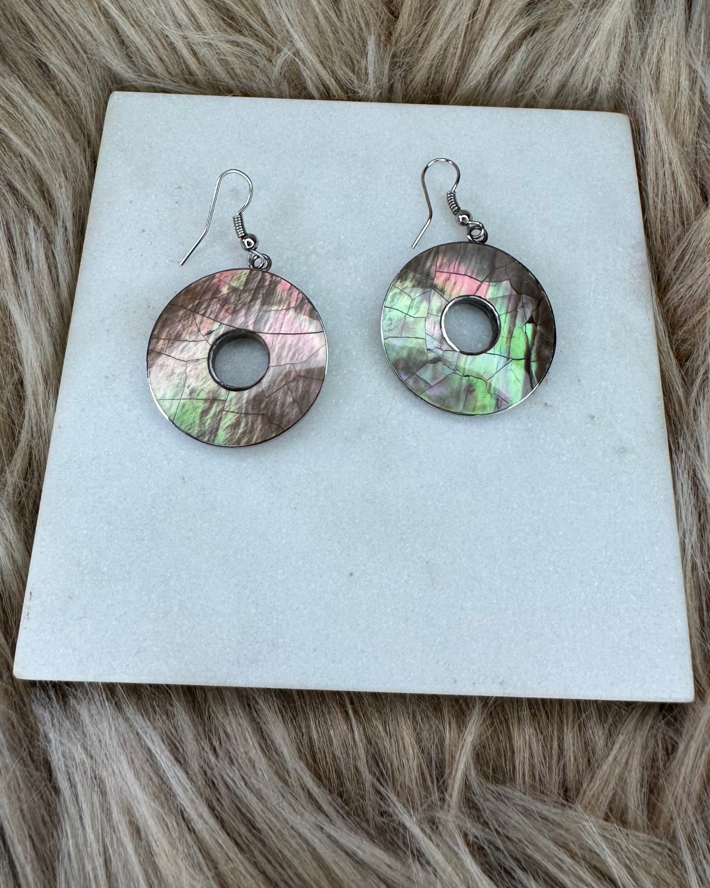 Metal Handmade Shell Earrings