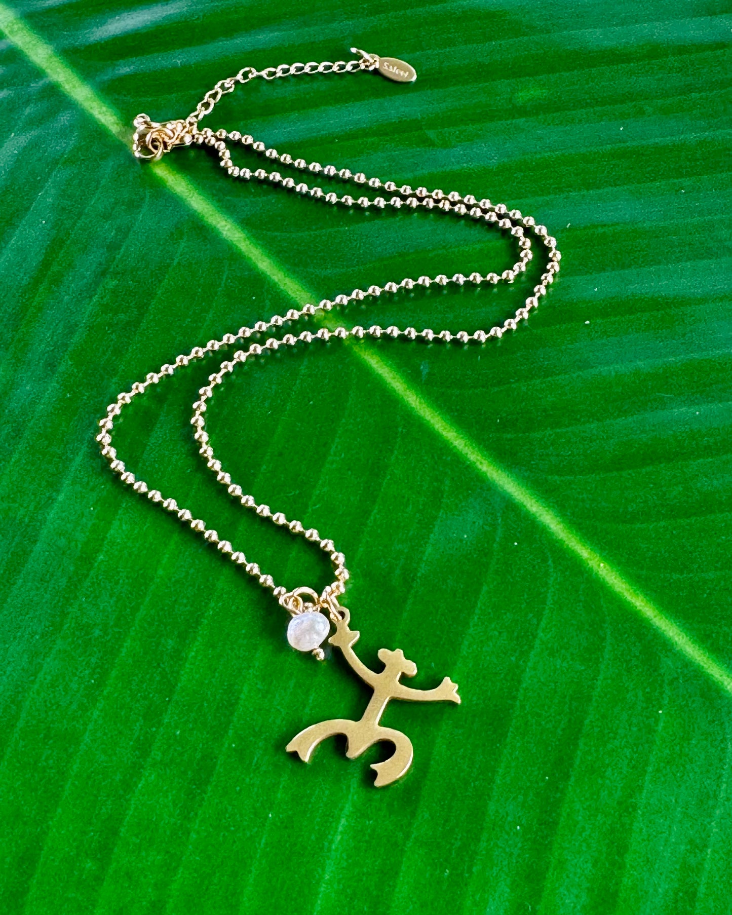 Pearl Coqui Taino Necklace