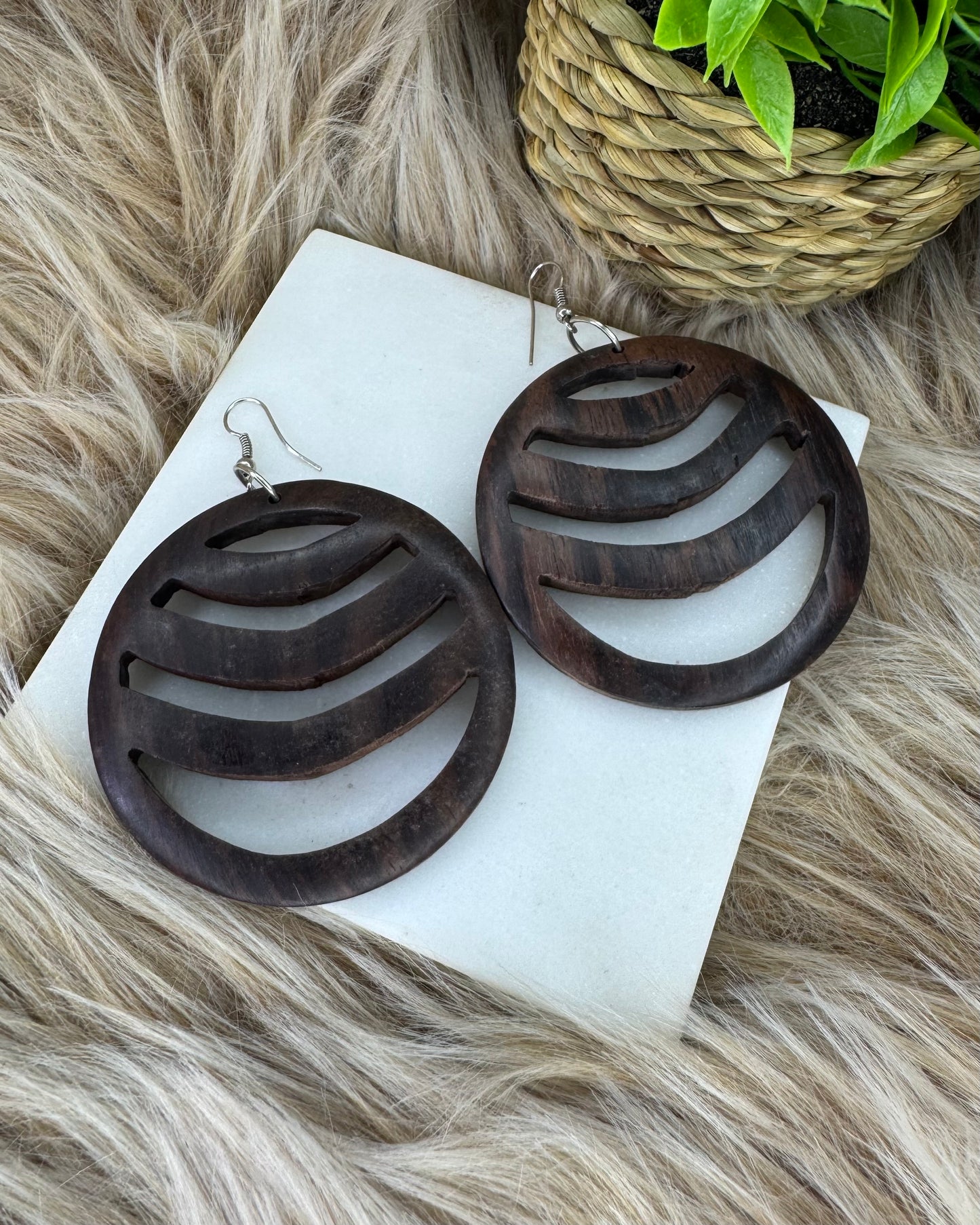 Wood Earrings