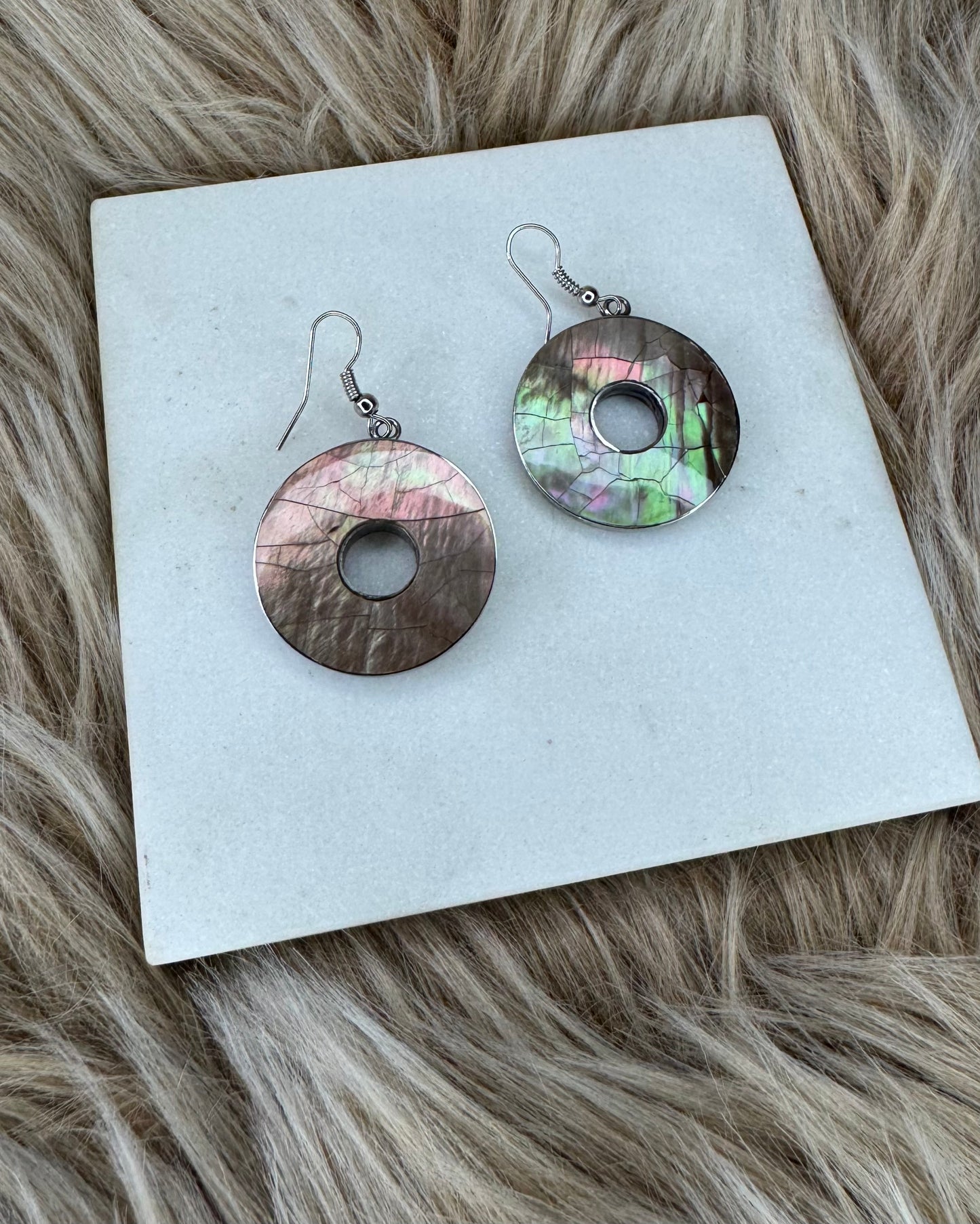 Metal Handmade Shell Earrings