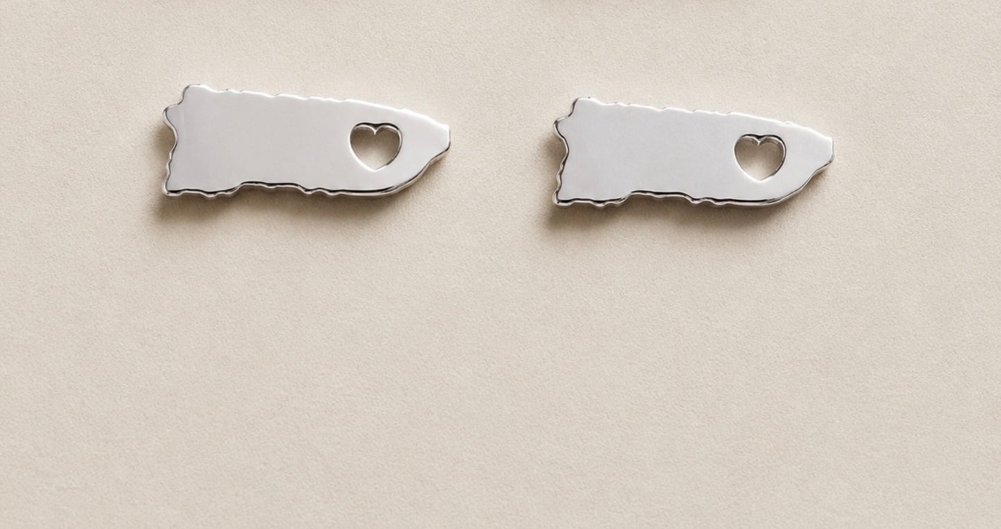 Mini Puerto Rico Stud Earrings