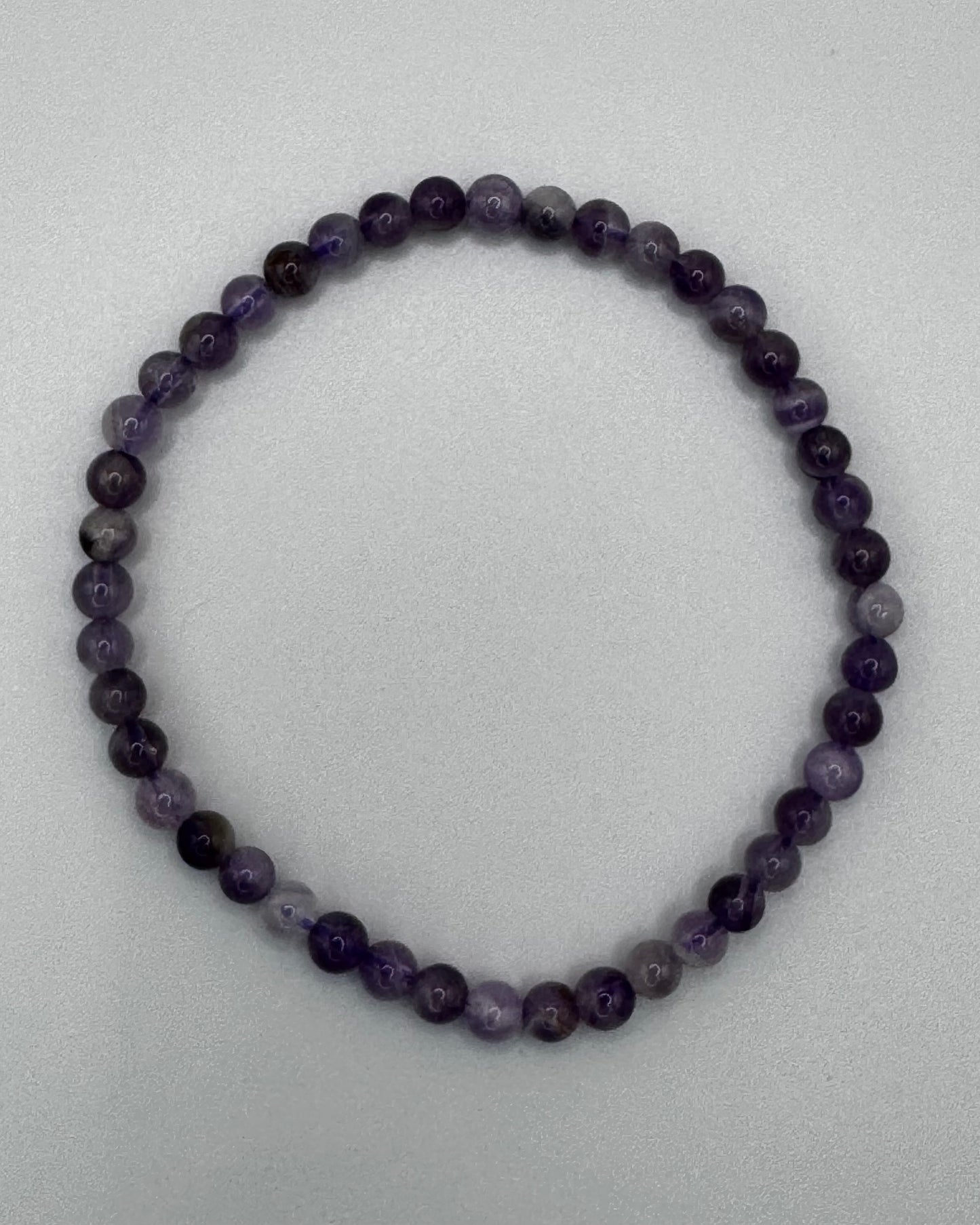 4mm Sphere Amethyst Bracelet