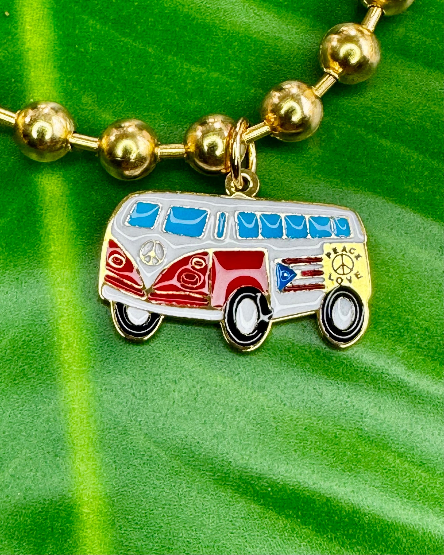 Peace & Love Puerto Rico Bracelet