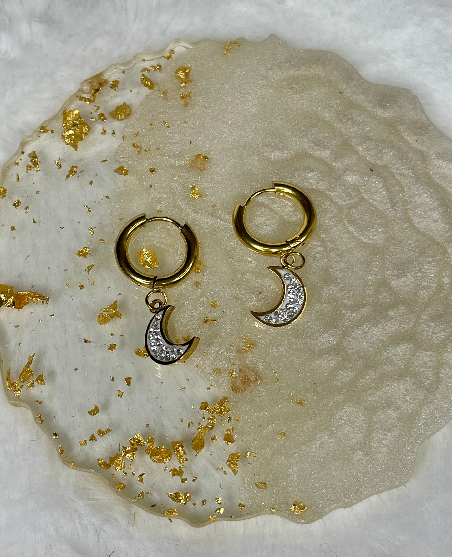 Moon Crystals Earrings