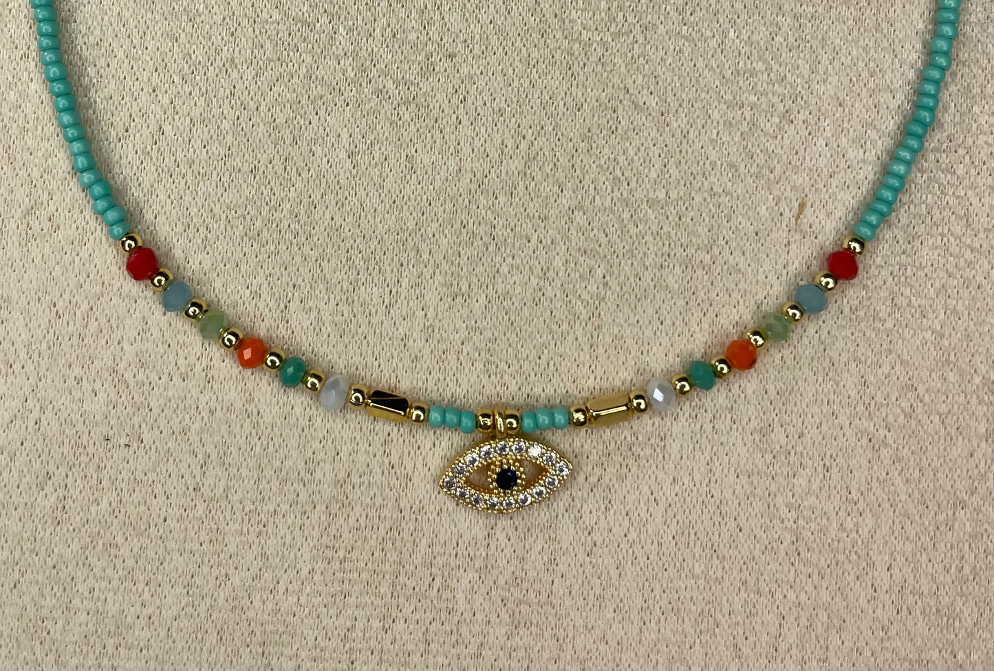 Turquoise Eye Necklace