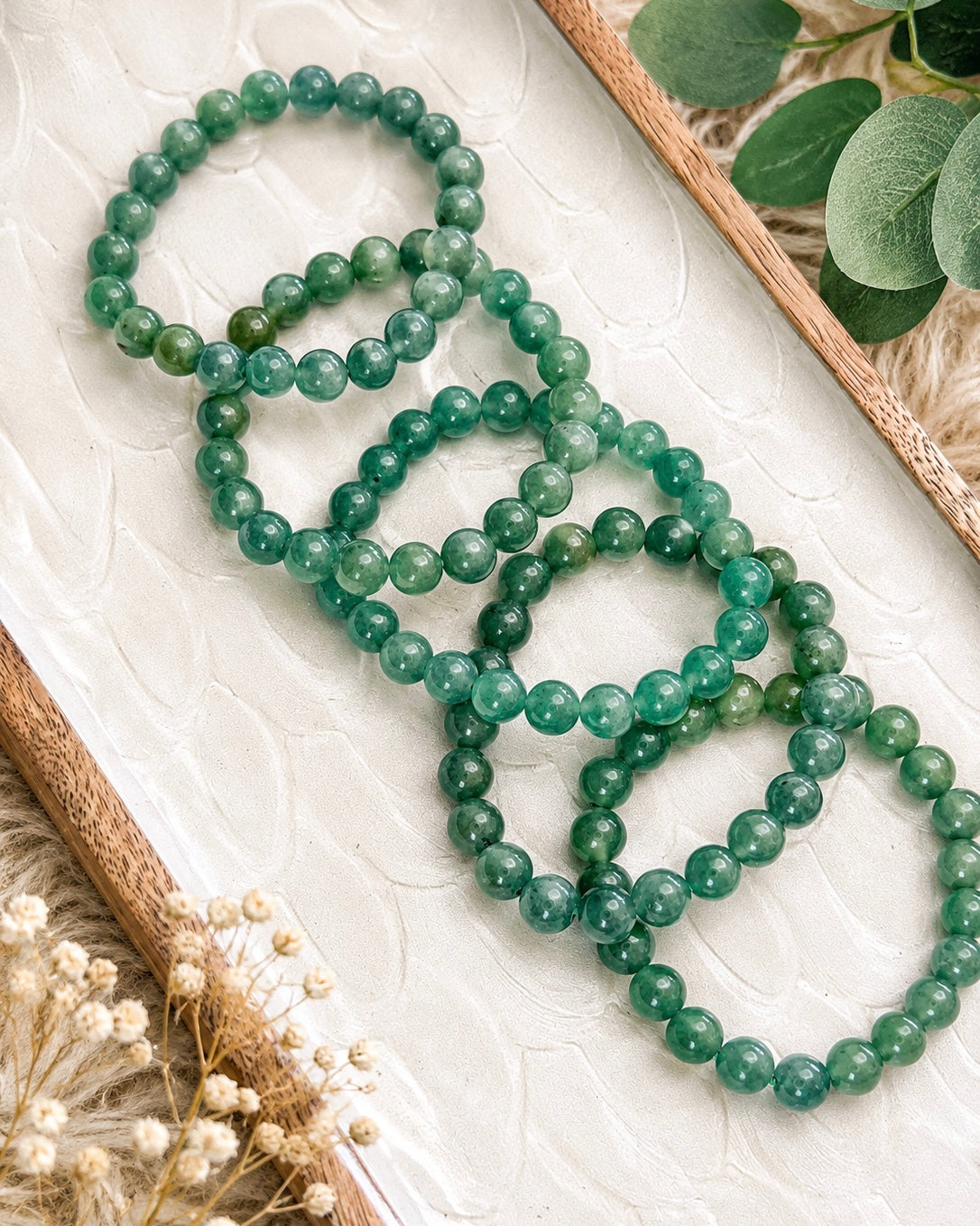 Green Aventurine 8mm Bracelet – Luck • Abundance • Positive Energy