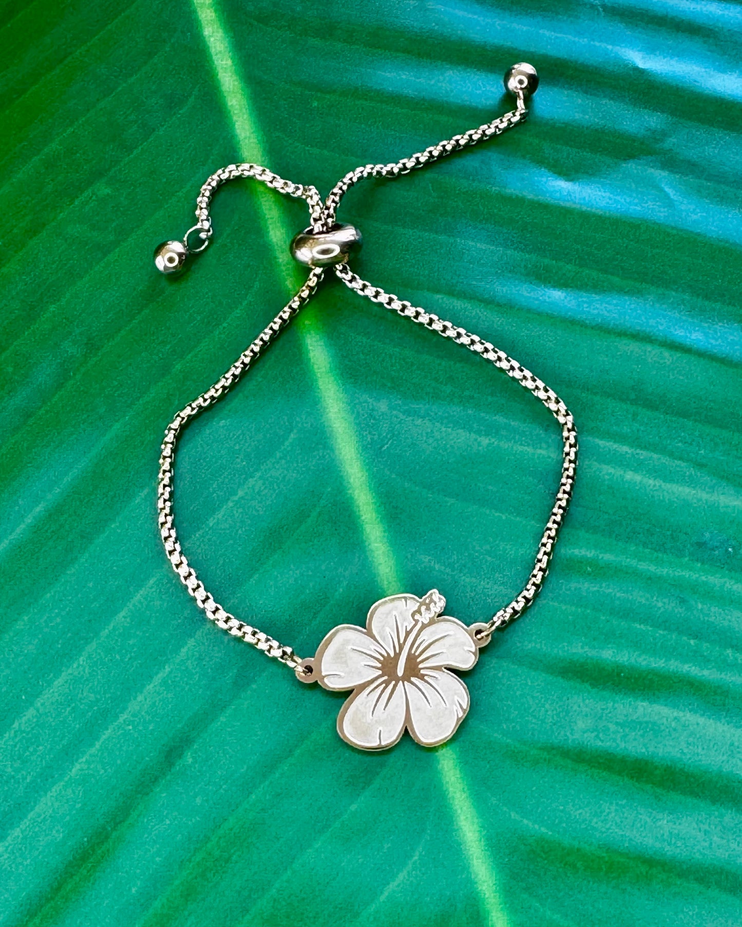 Flor Maga Adjustable Bracelet – Gold & Silver Stainless Steel