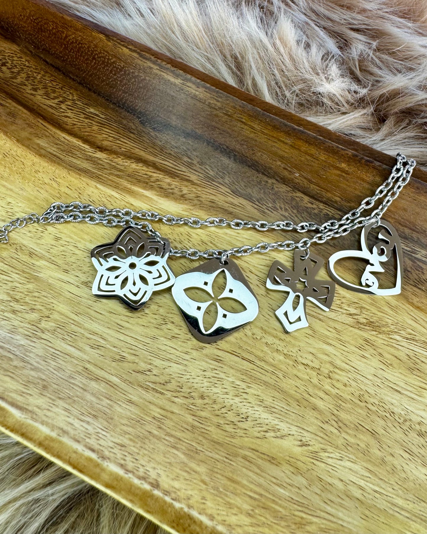 Stainless Steel Charms Bracelet