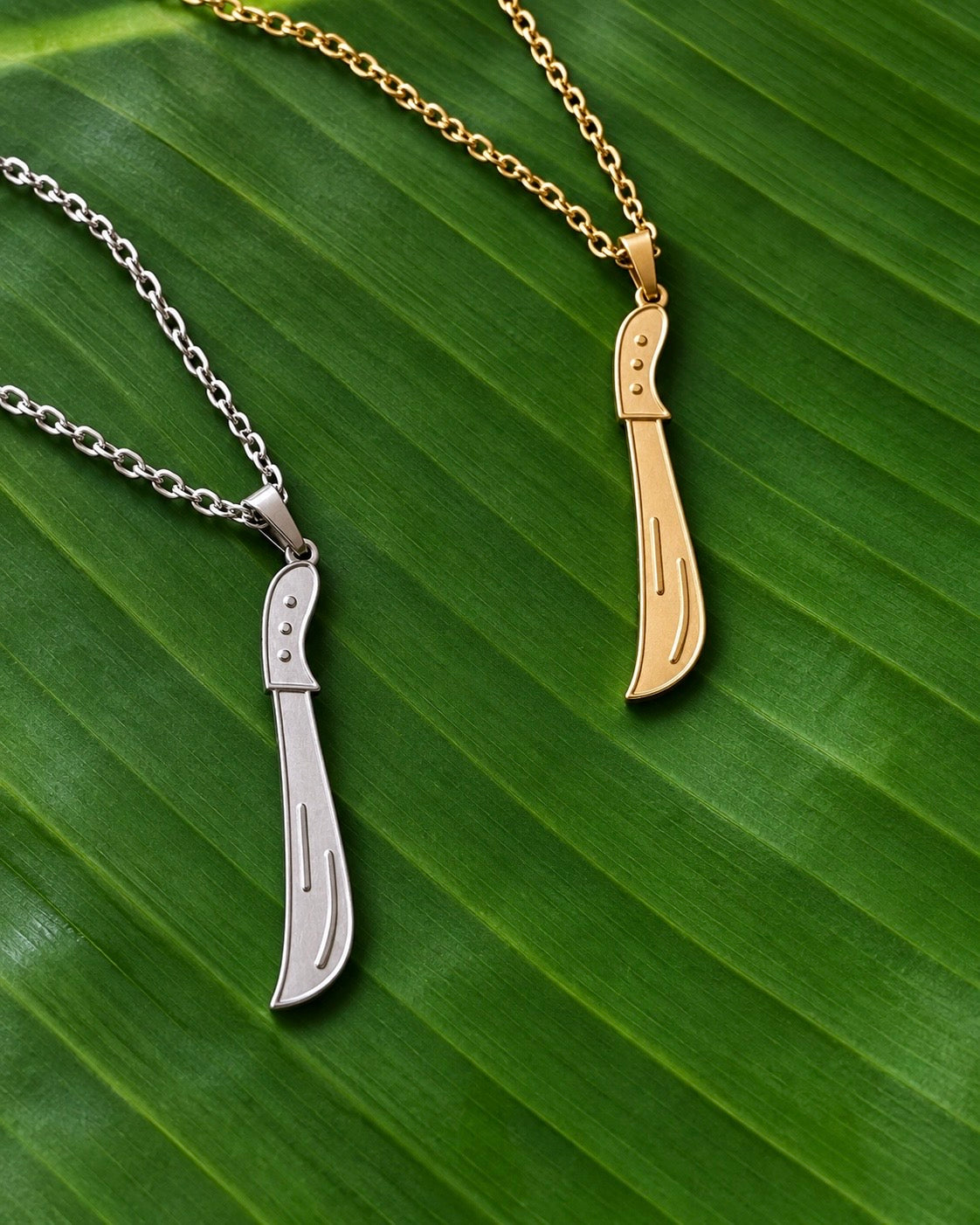 Boricua Machete Necklace – Stainless Steel