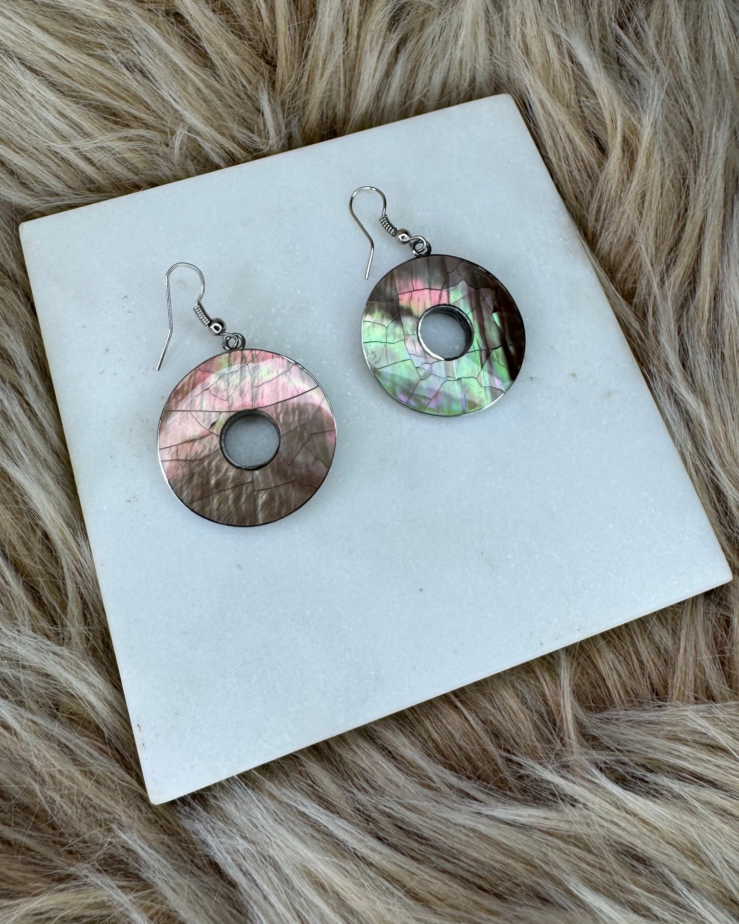 Metal Handmade Shell Earrings
