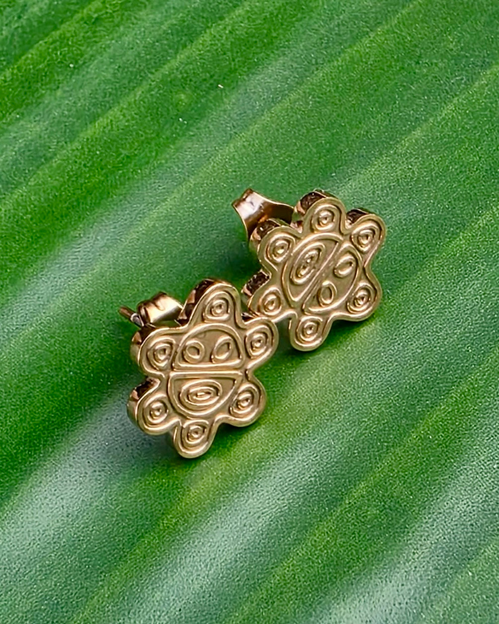 Sol Taíno 10mm Stainless Steel Studs