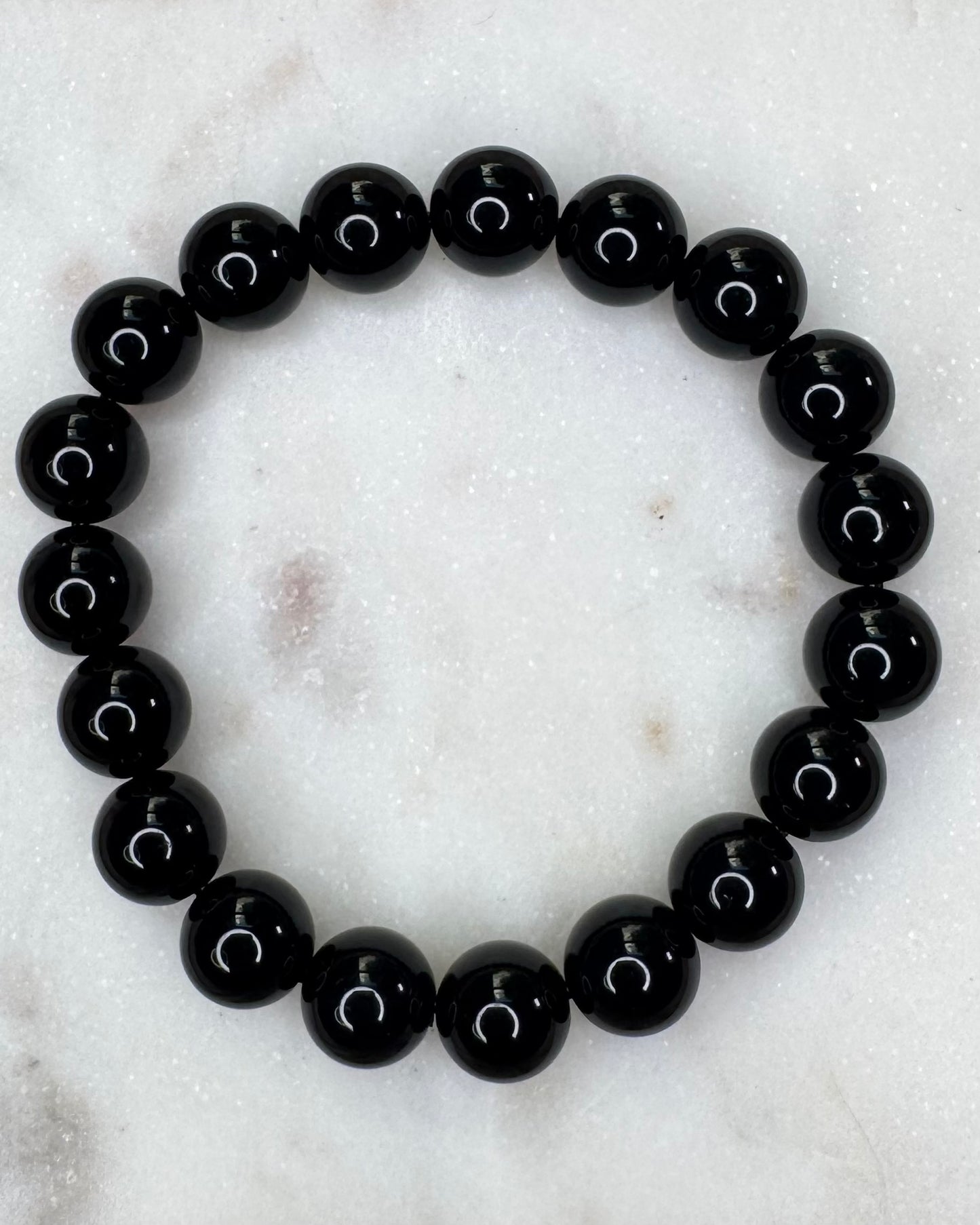 Onyx 10mm Sphere Bracelet