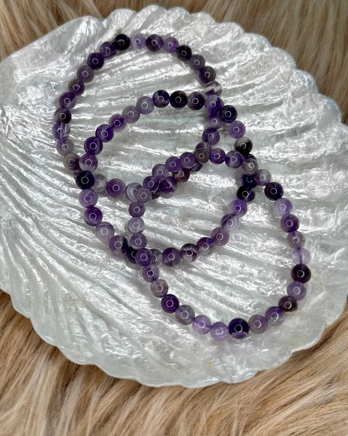 Amethyst 6mm Sphere Bracelet