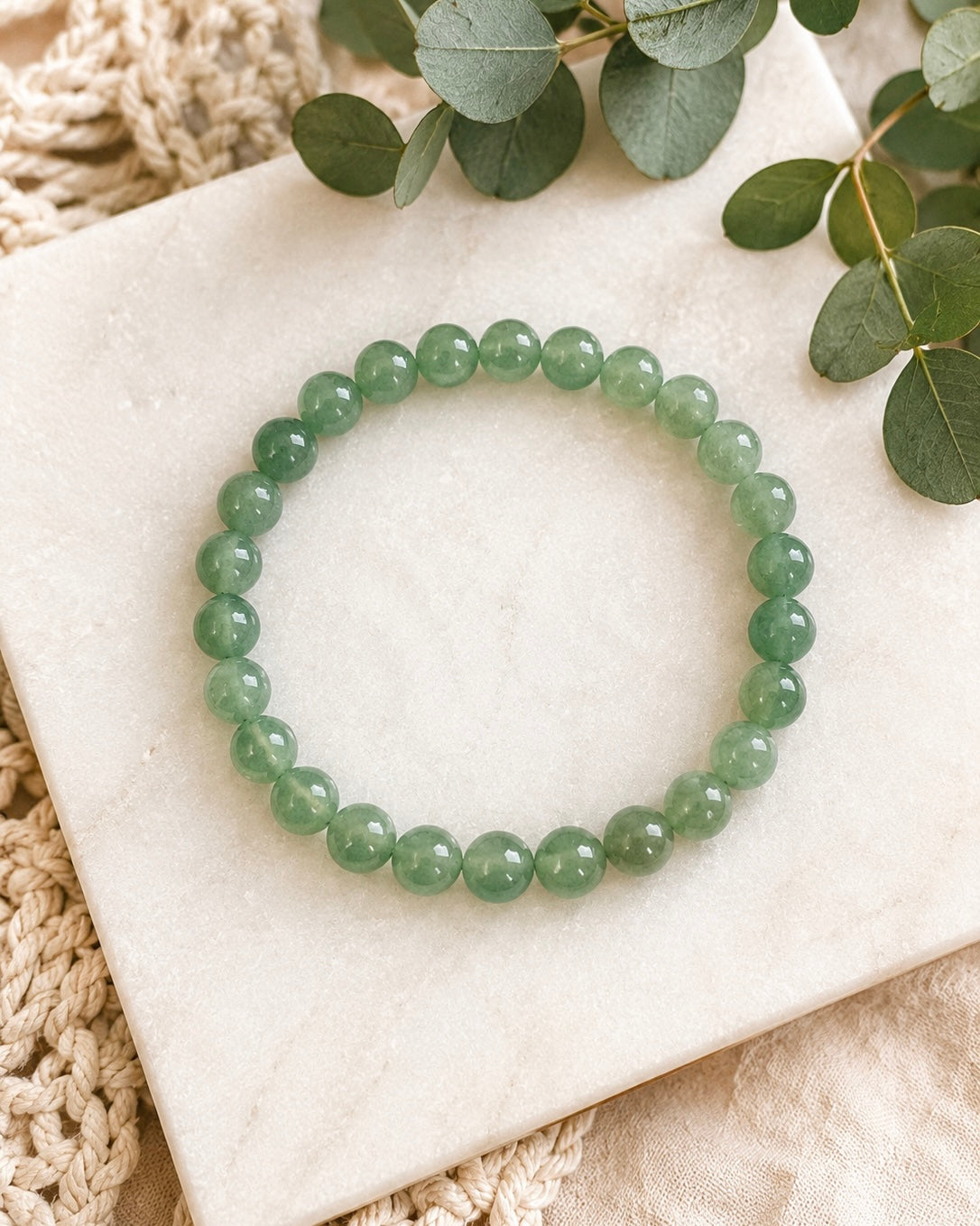 6mm Green Aventurine Bracelet – Luck • Opportunity • Positive Energy