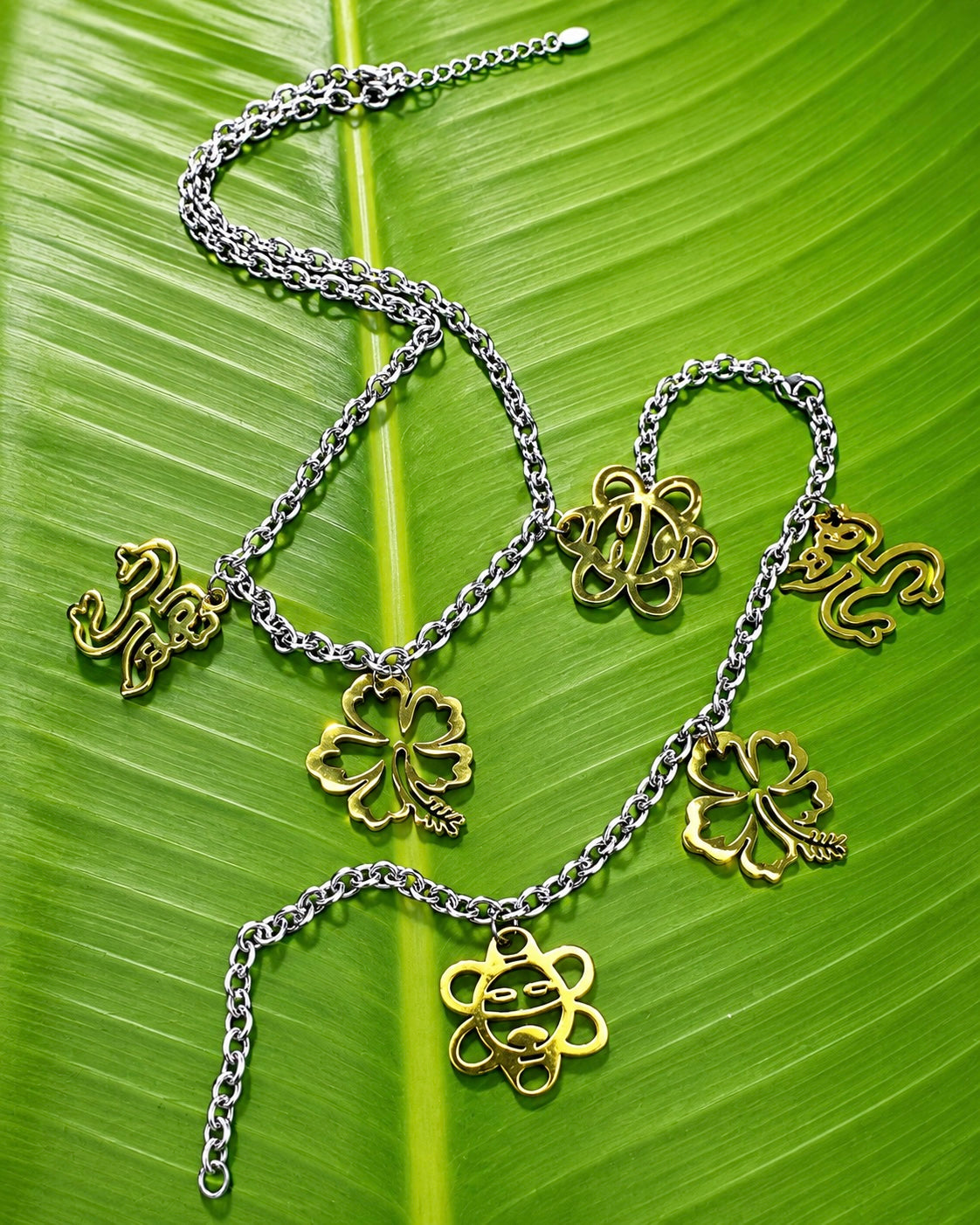 2-Tone Puerto Rico Stainless Steel Bracelet