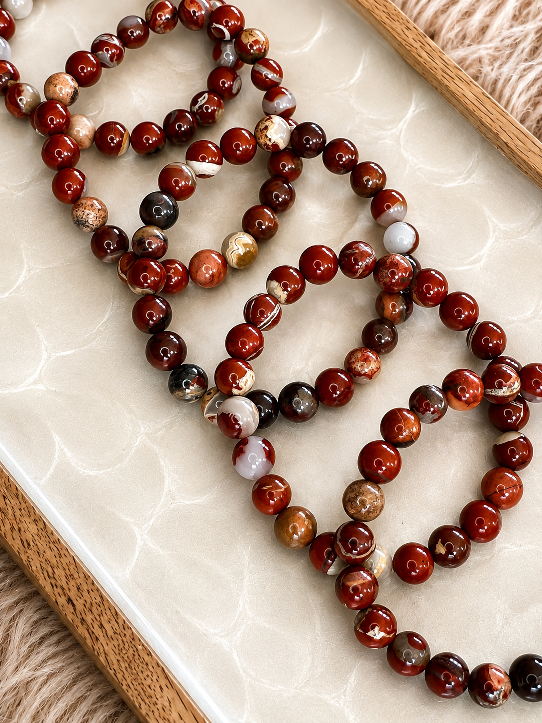 Brecciated Jasper 8mm Bracelet – Strength • Grounding • Vitality