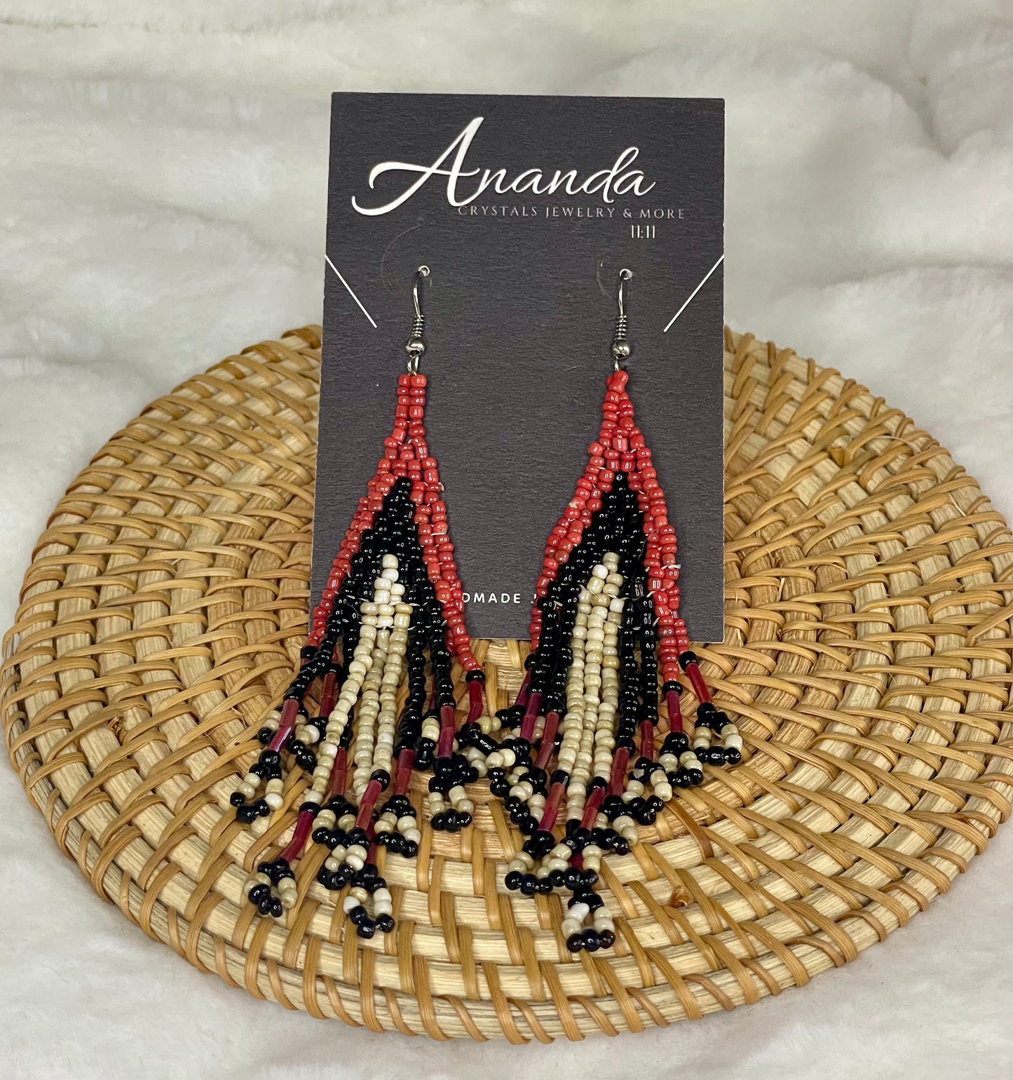 Handmade Red Earrings