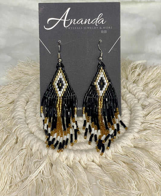 Handmade Black Earrings