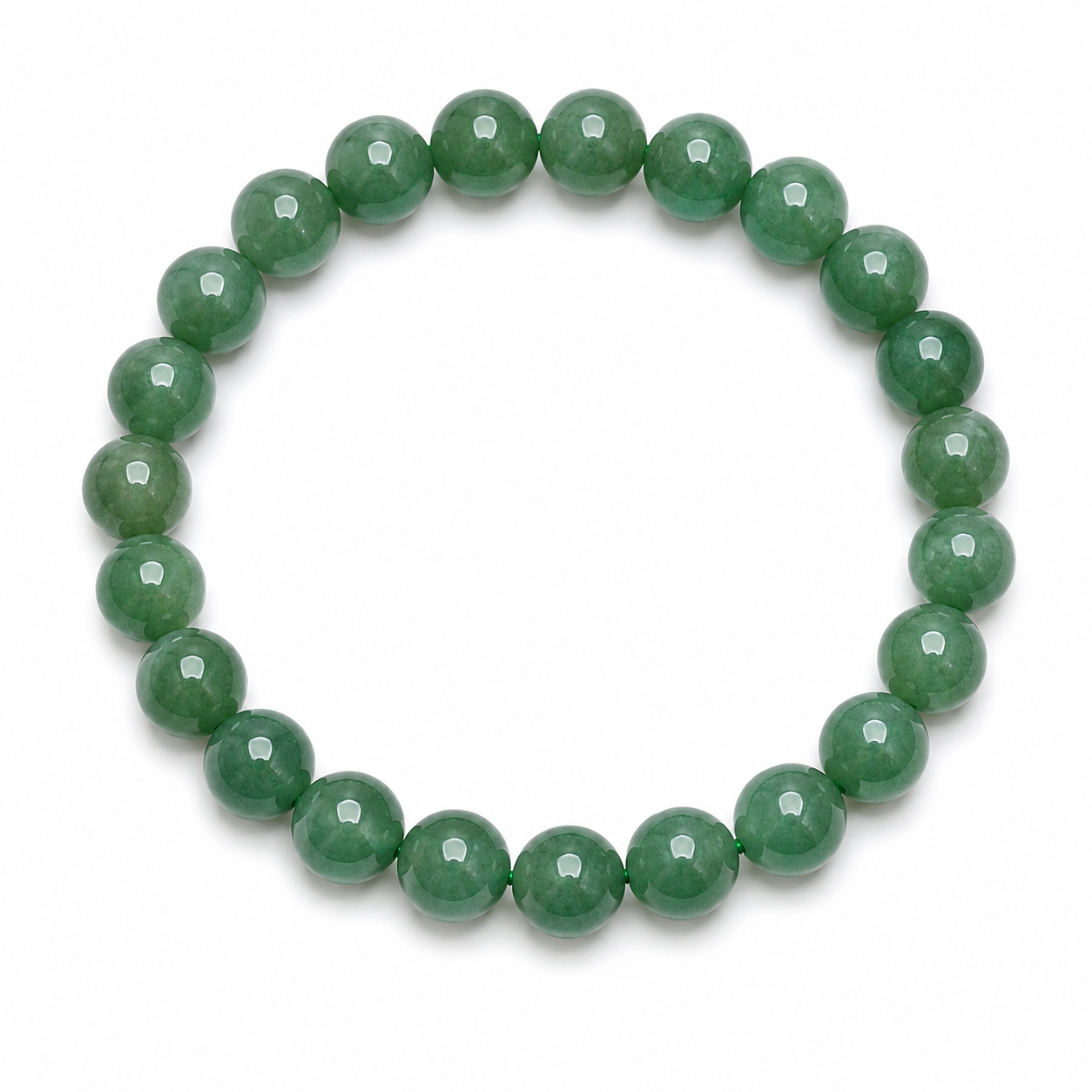 Green Aventurine 8mm Bracelet – Luck • Abundance • Positive Energy