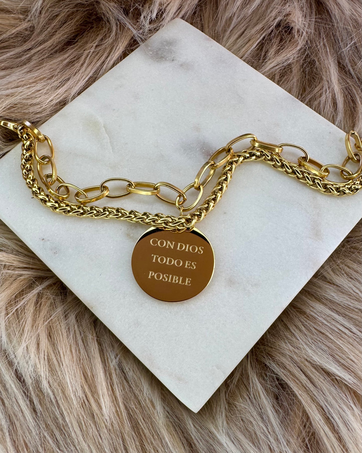 “Con Dios Todo es Posible” Bracelet