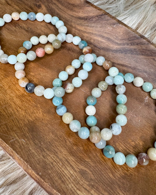 Amazonite 8mm Sphere Bracelets