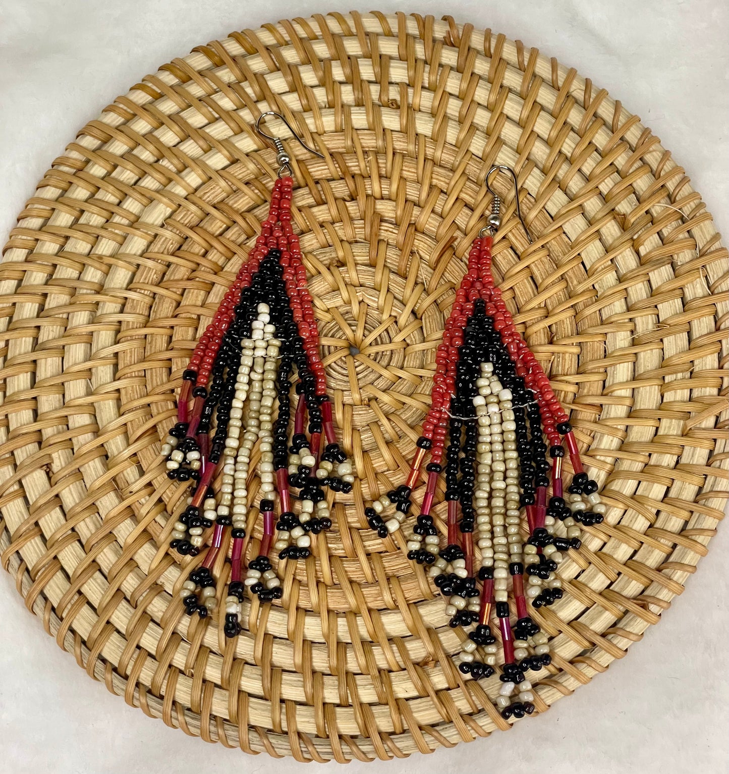 Handmade Red Earrings