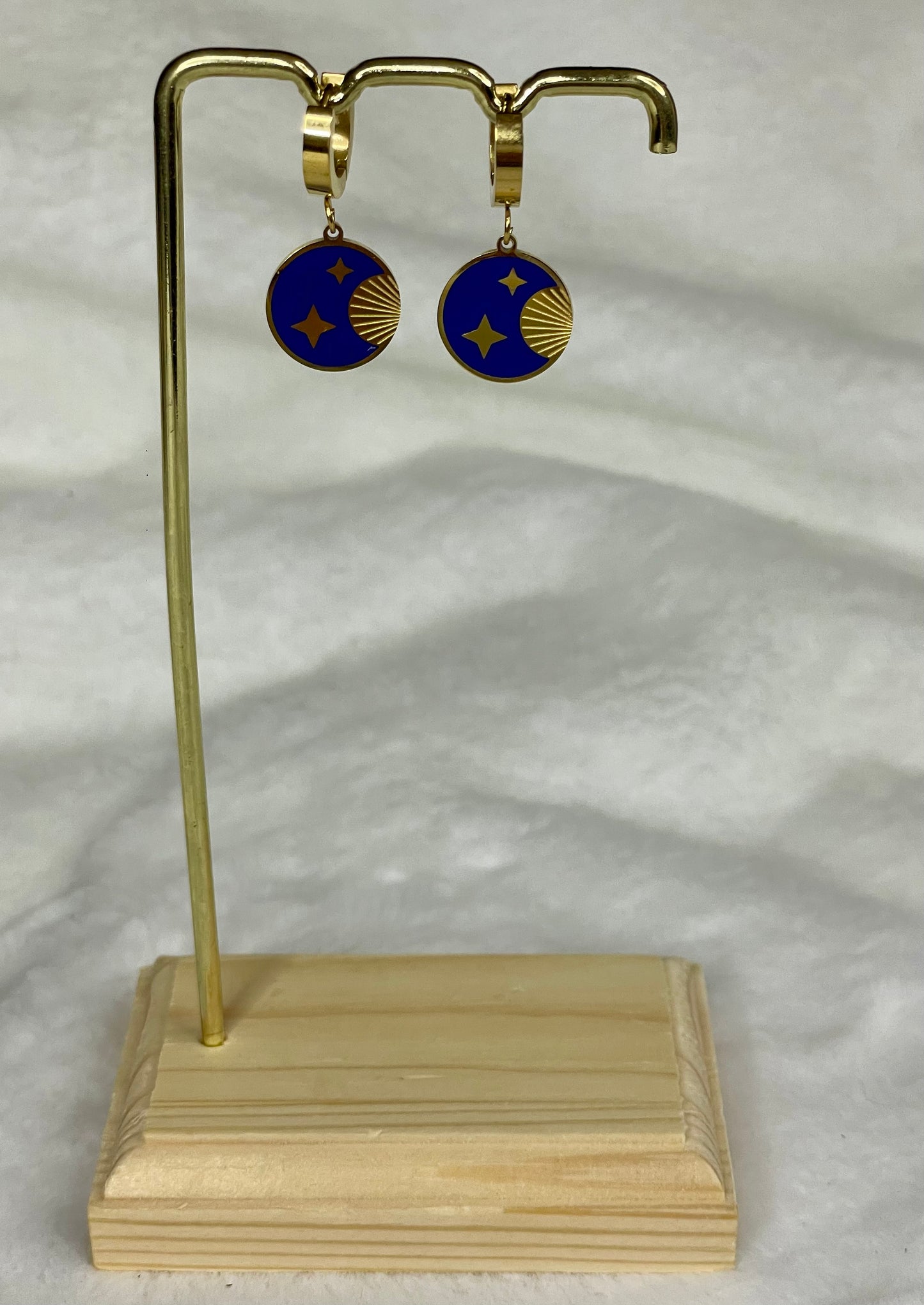 Blue Star Earrings