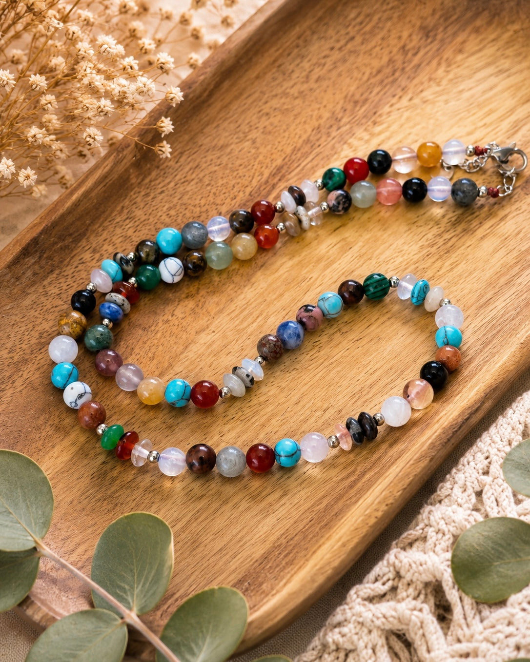 Crystal Harmony Necklace – Balance • Energy • Positivity