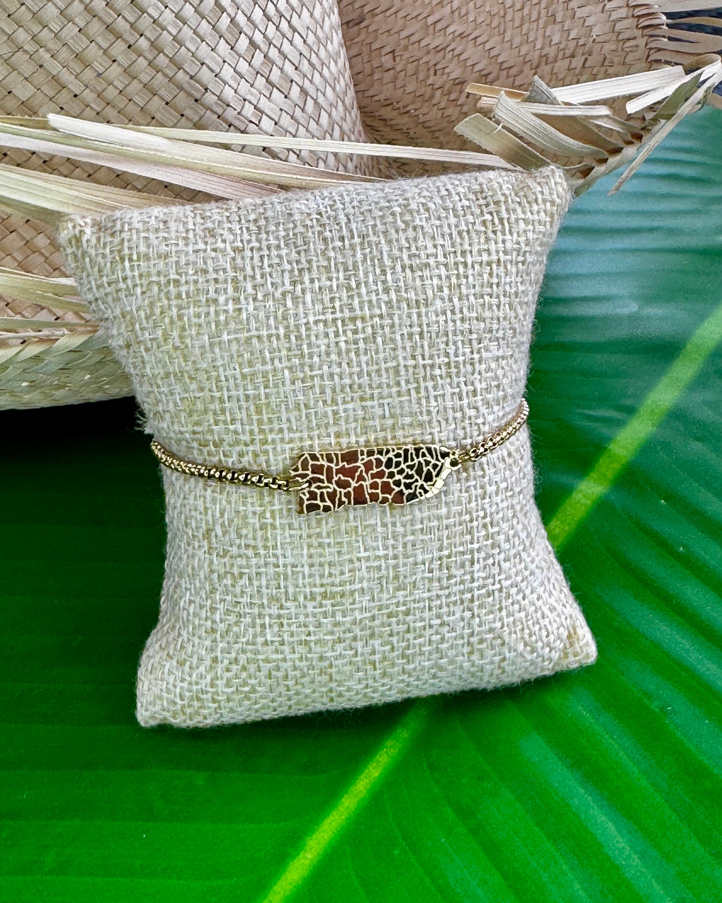 Puerto Rico Map Bracelet