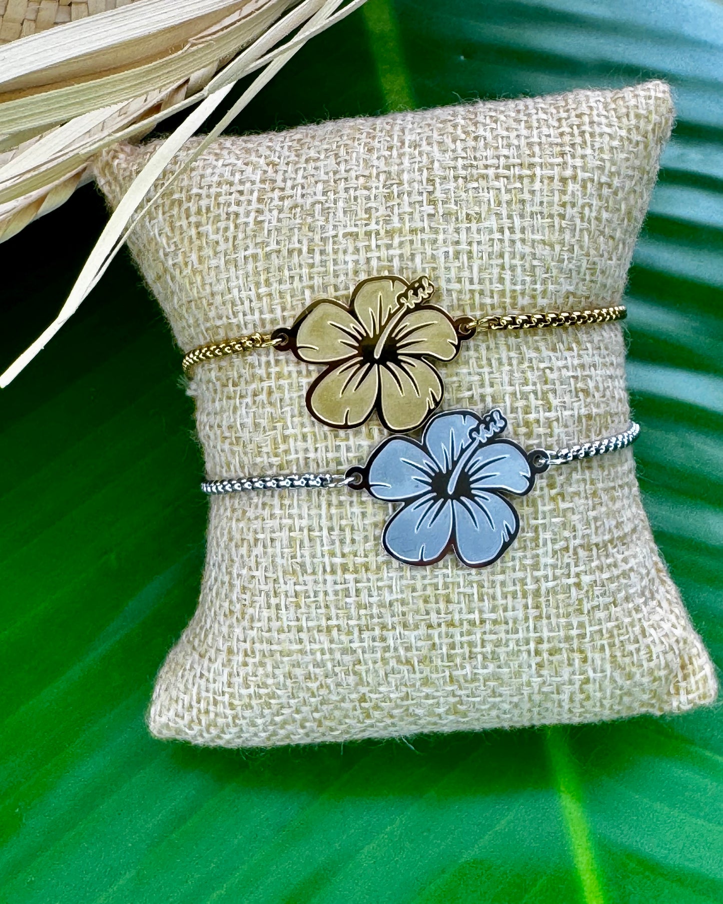 Flor Maga Adjustable Bracelet – Gold & Silver Stainless Steel