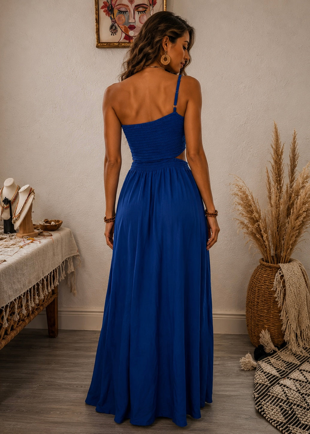 One Shoulder Long Dress