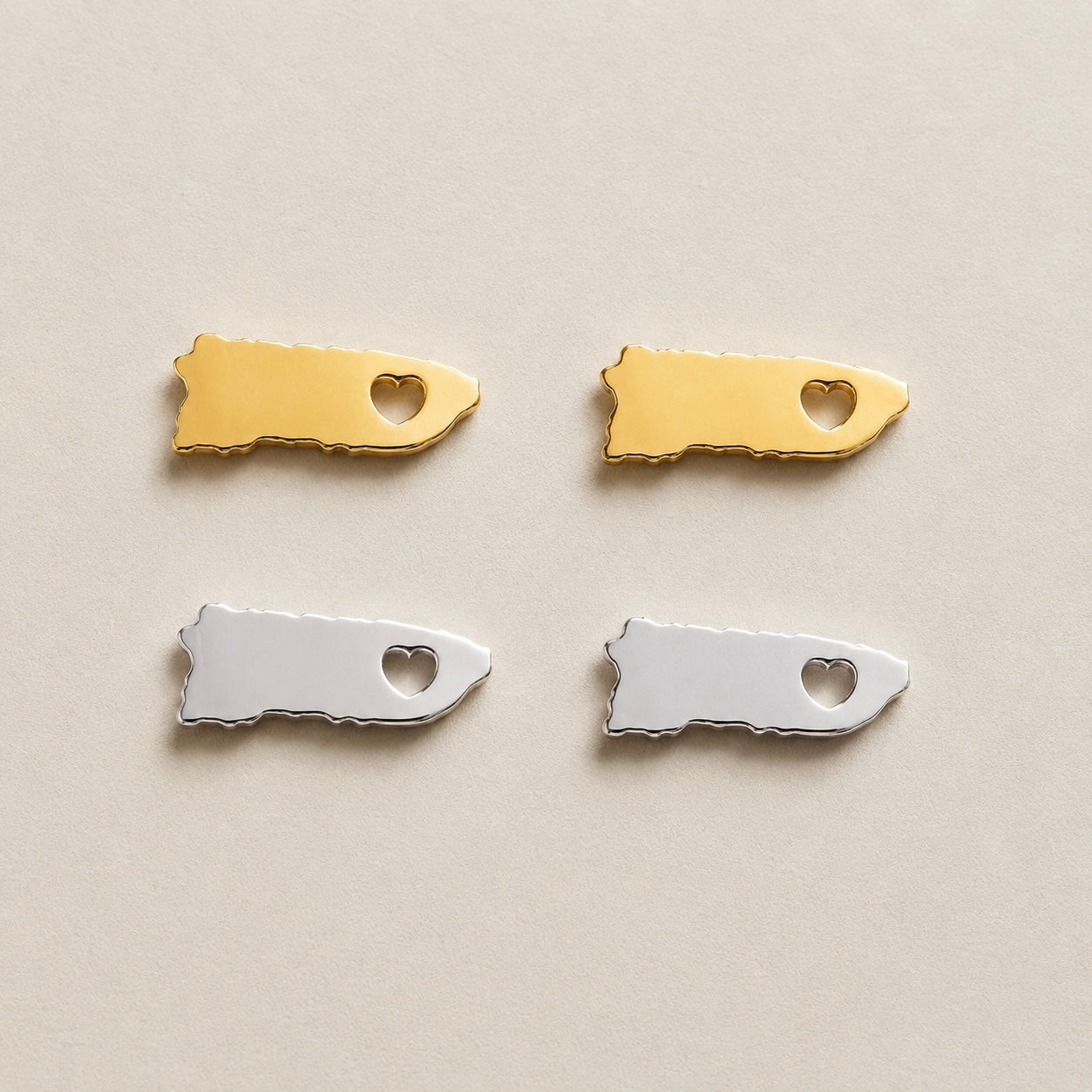 Mini Puerto Rico Stud Earrings
