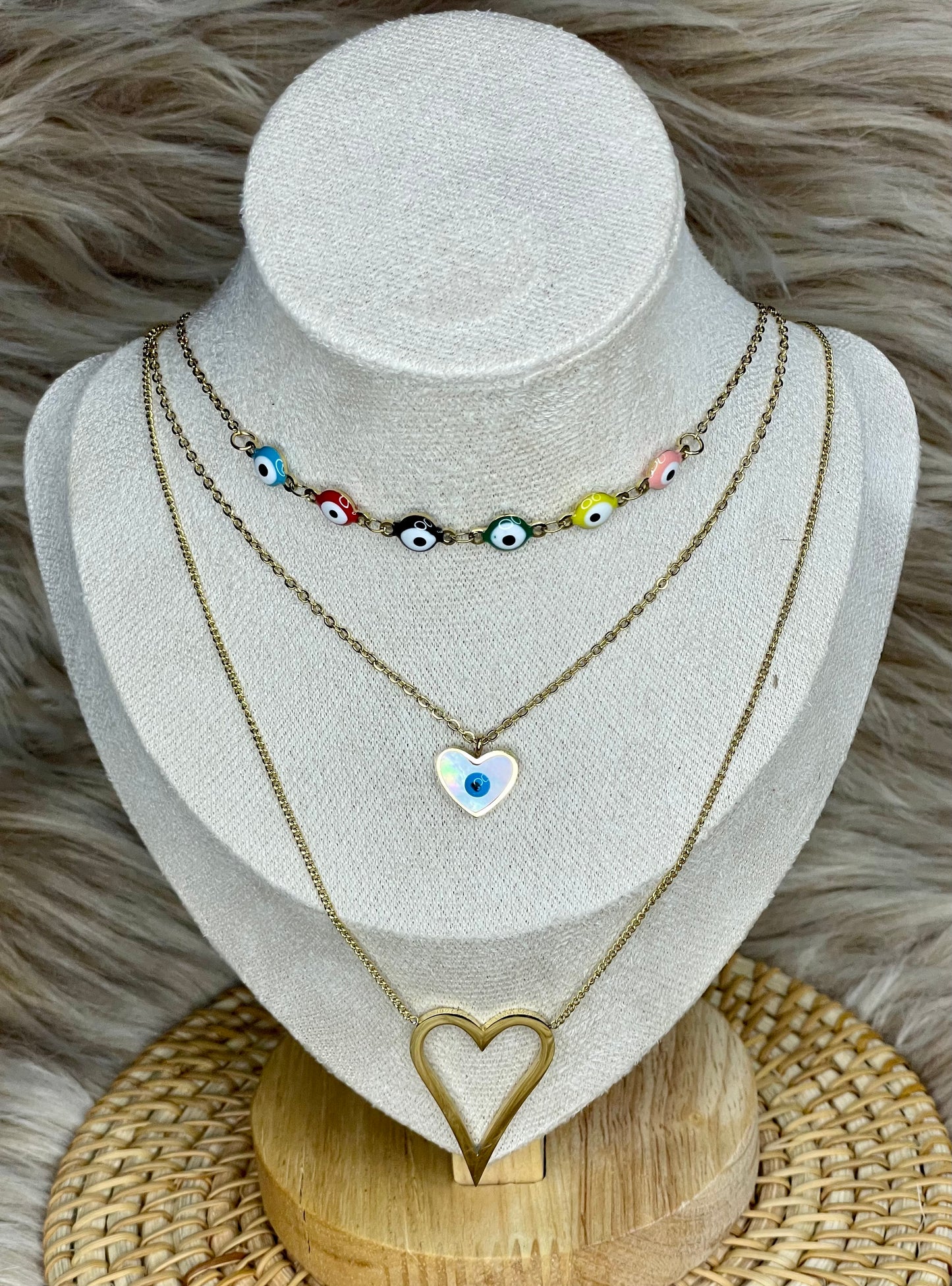 Multi Evil Eye Necklace