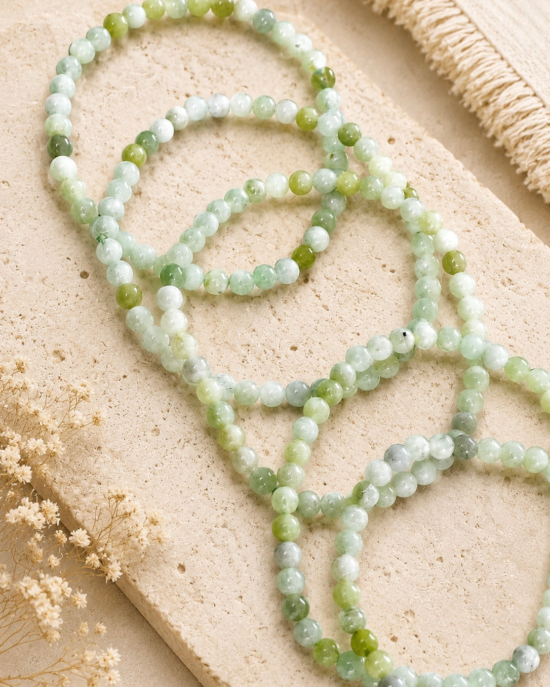 New Jade 4mm Bracelet – Peace • Balance • Positive Energy