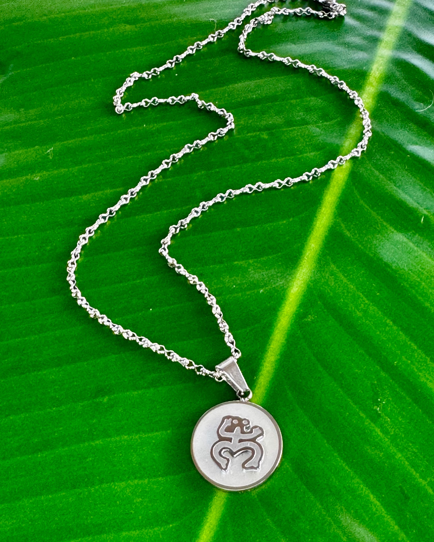 Coquí Taino Charm – Gold & Silver Stainless Steel with Mother-of-Pearl