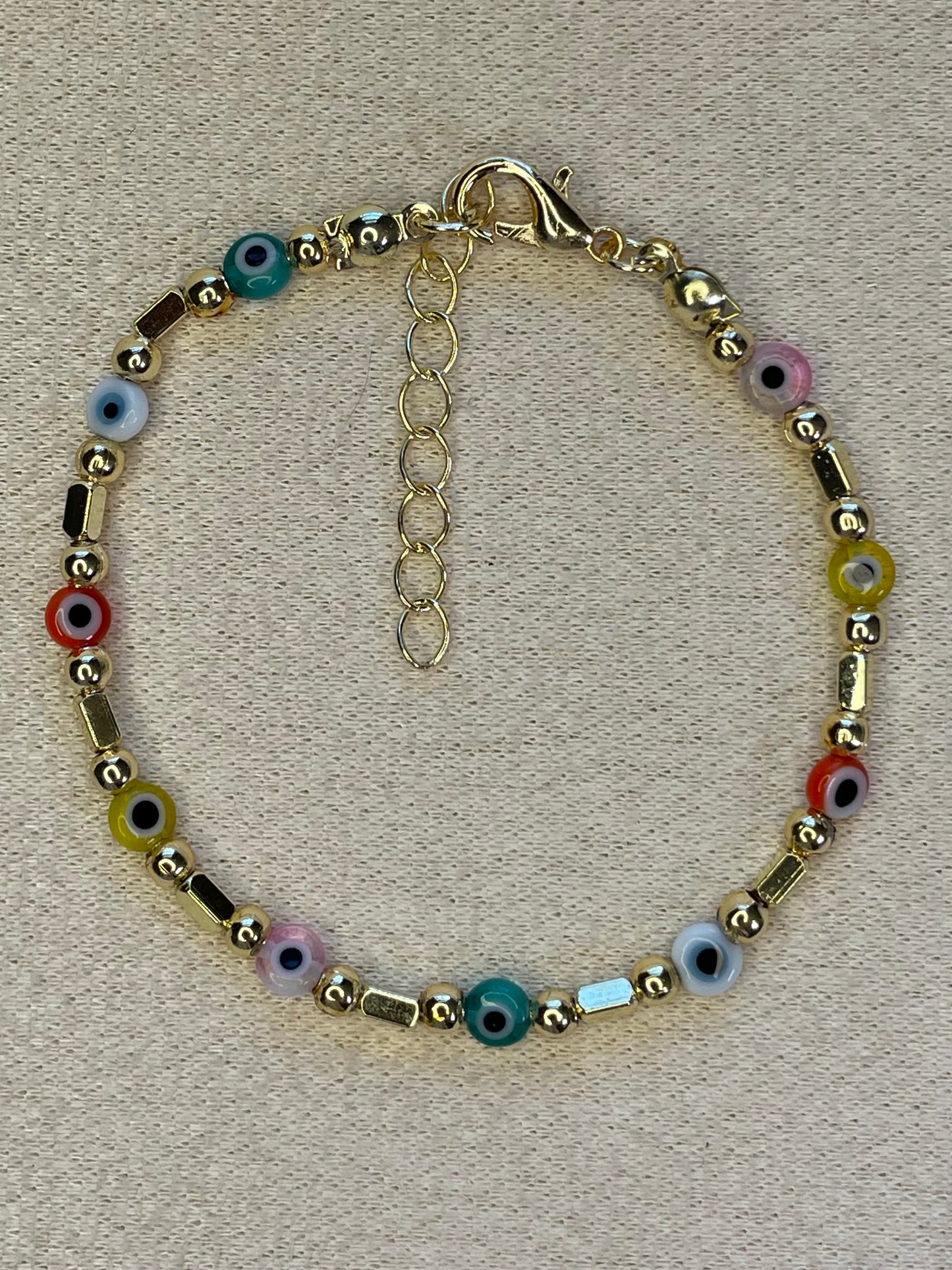 Multicolor Evil Eye Bracelet