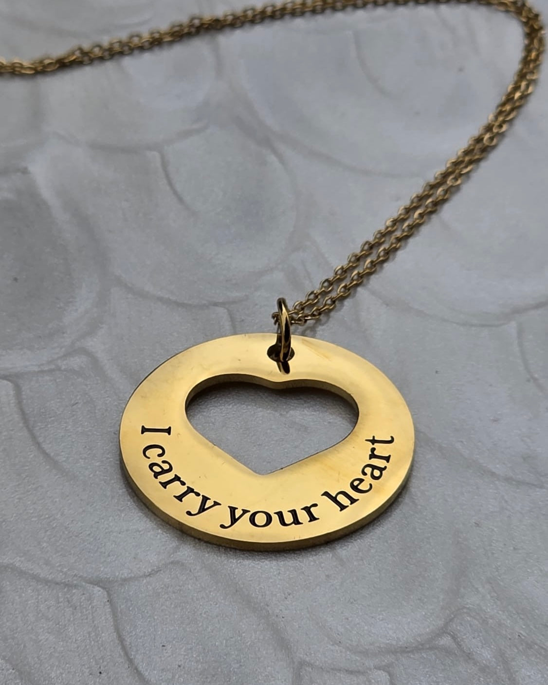 I Carry your Heart Necklace