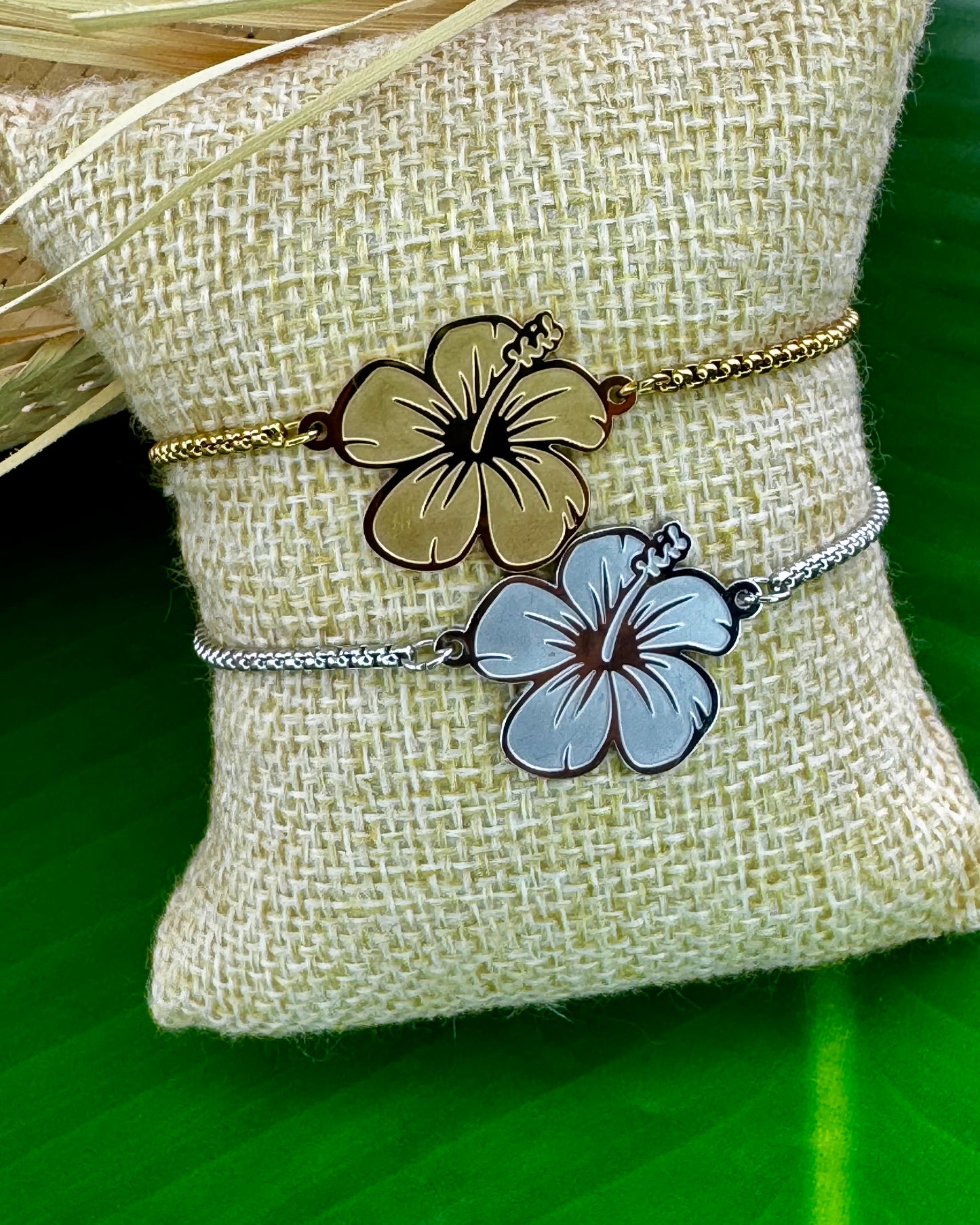 Flor Maga Adjustable Bracelet – Gold & Silver Stainless Steel