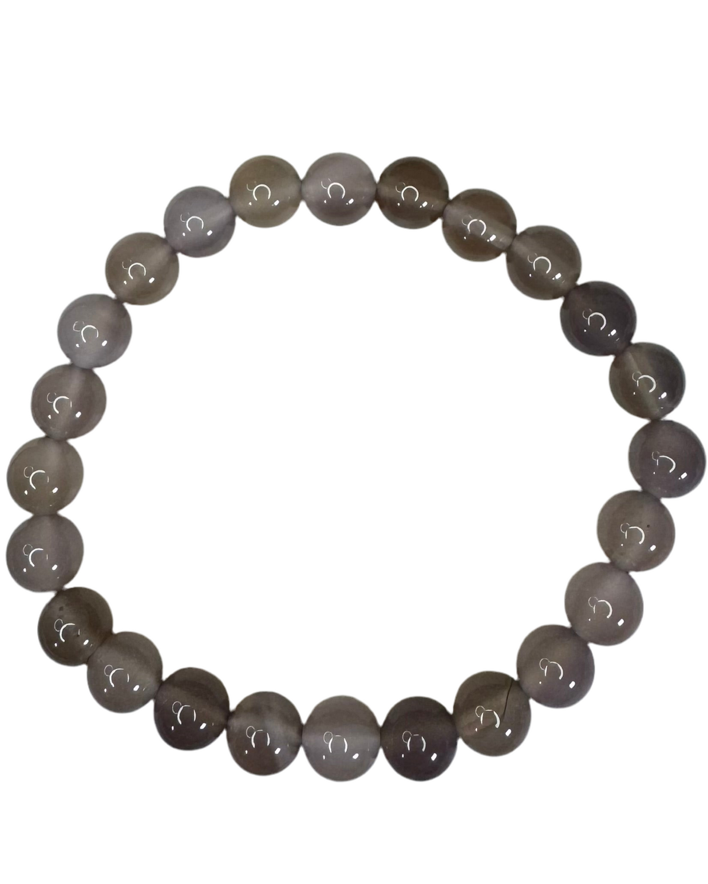 Agate 8mm Sphere Bracelet
