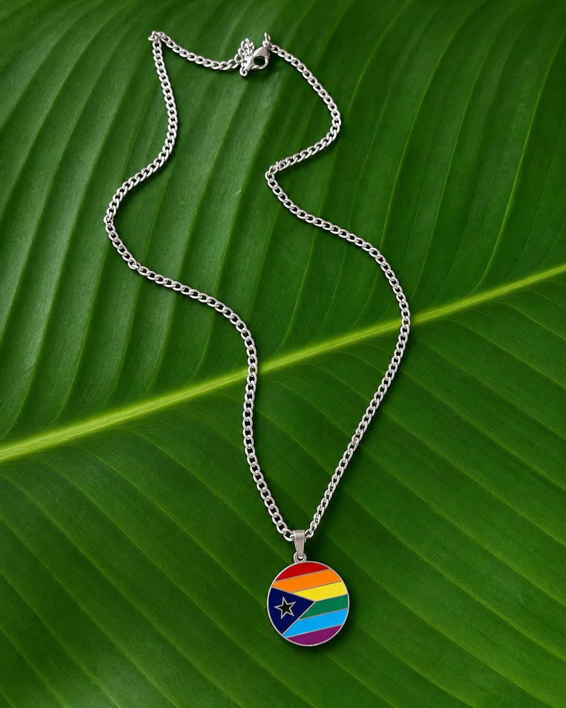 Puerto Rican Pride Necklace – 20 Inches