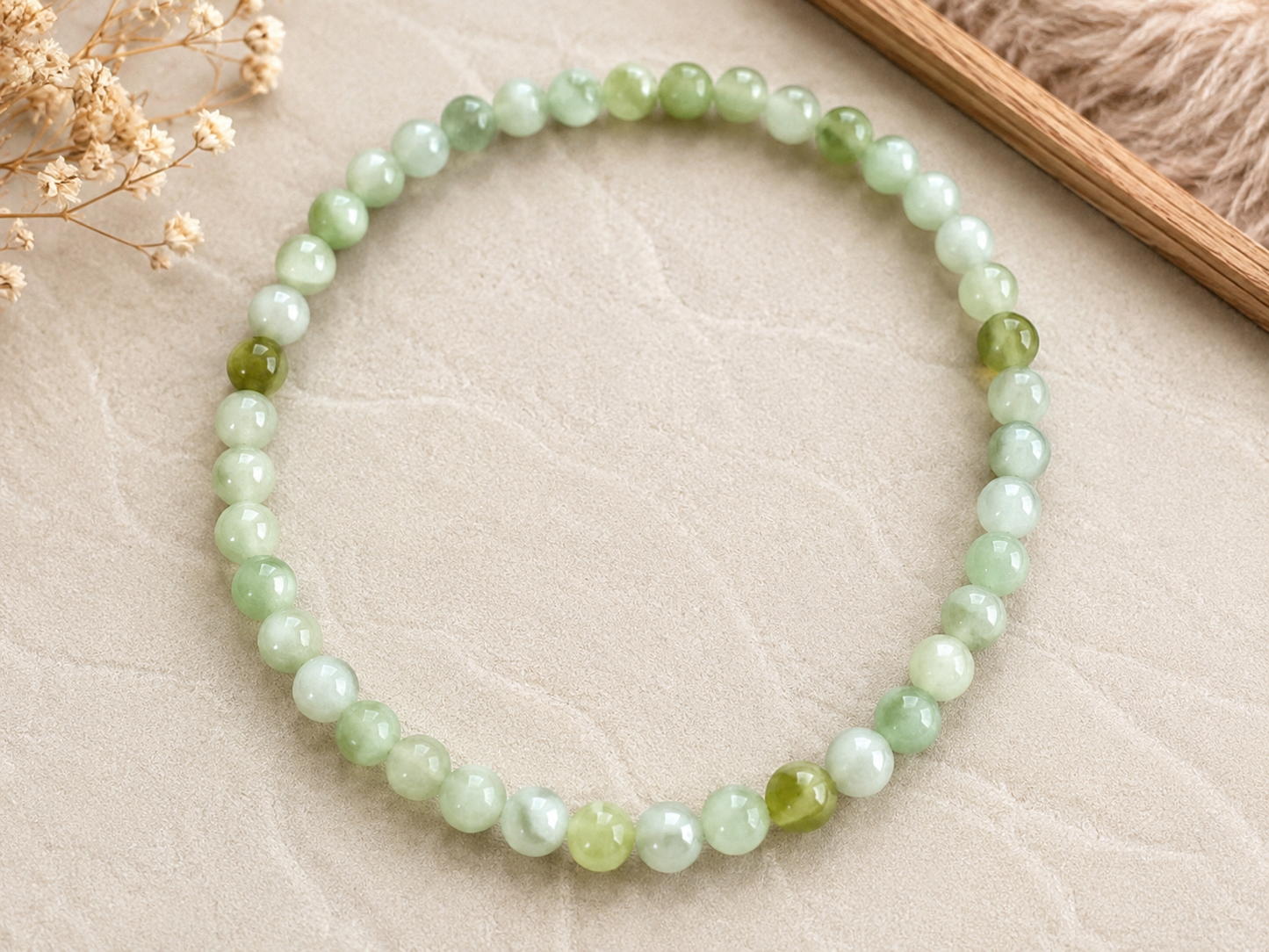 New Jade 4mm Bracelet – Peace • Balance • Positive Energy