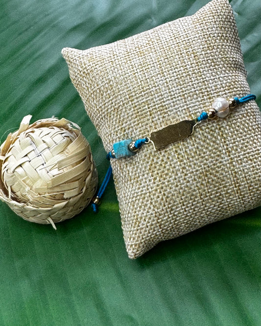 Blue String Puerto Rico Bracelet