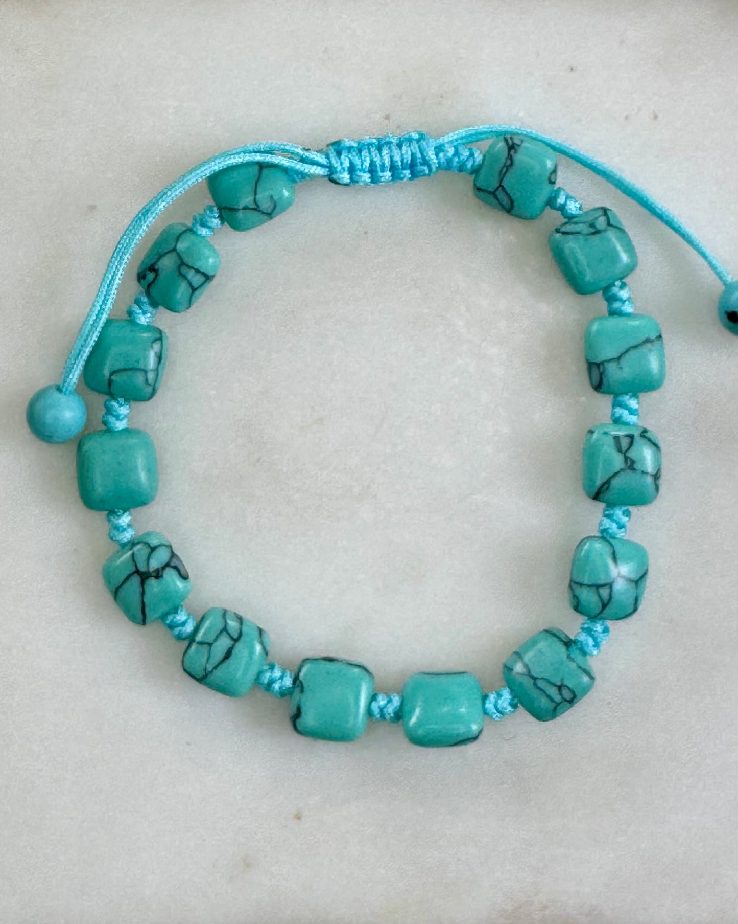 Turquoise Quartz Adjustable Bracelet