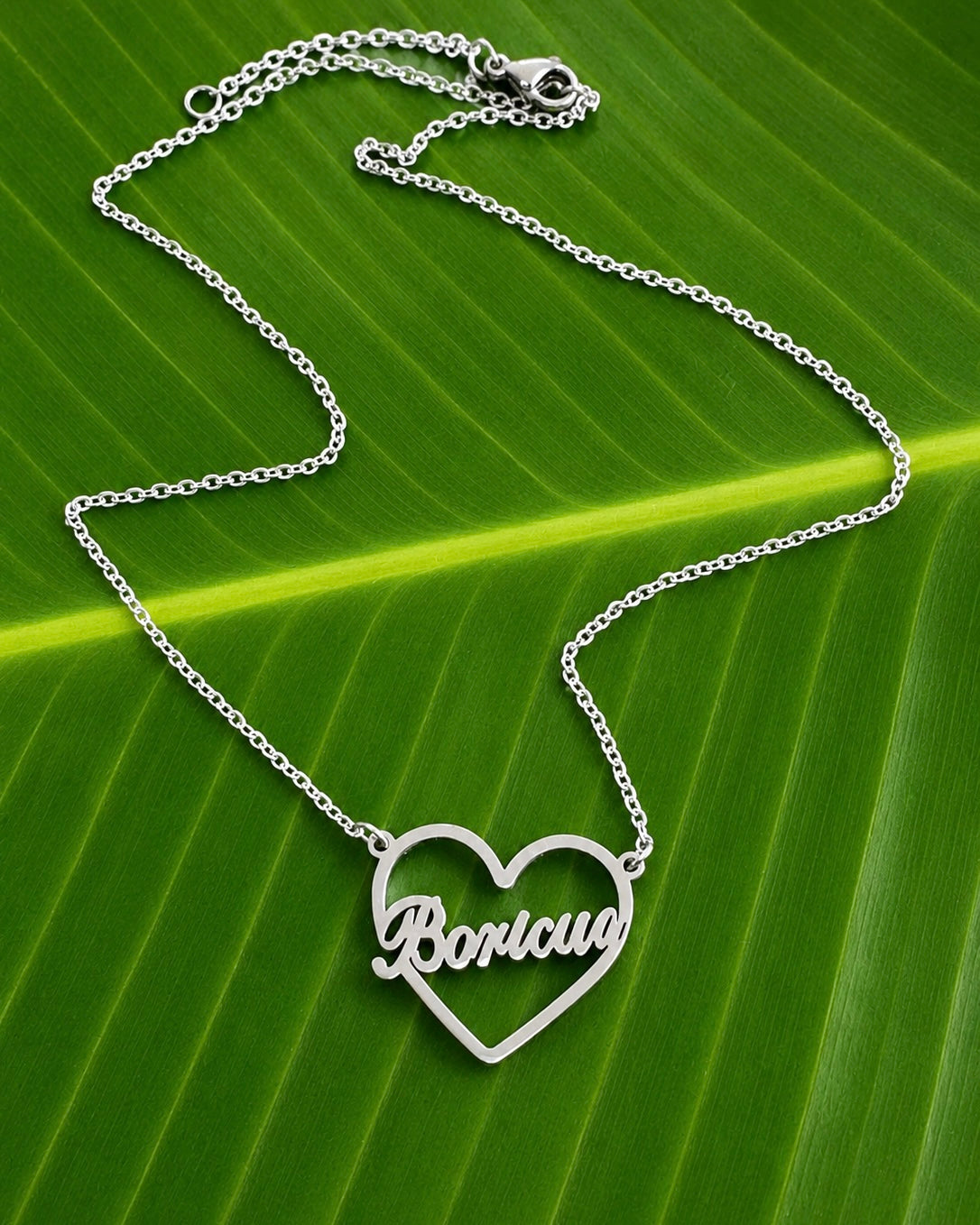 Boricua Necklace- Stainless Steel
