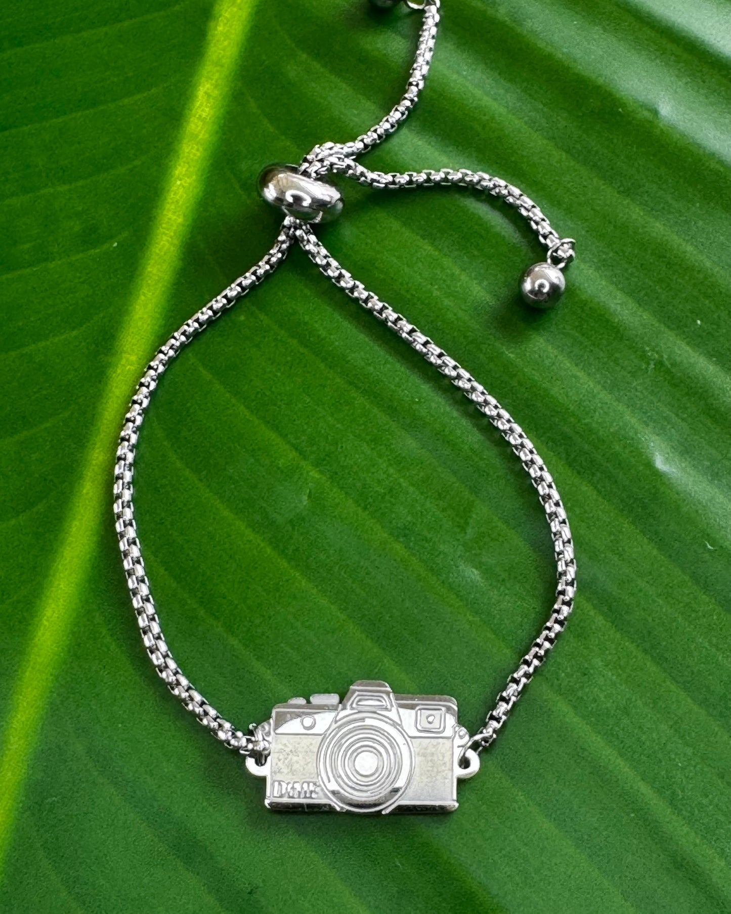 Camera Adjustable Bracelet – Stainless Steel (Gold & Silver)