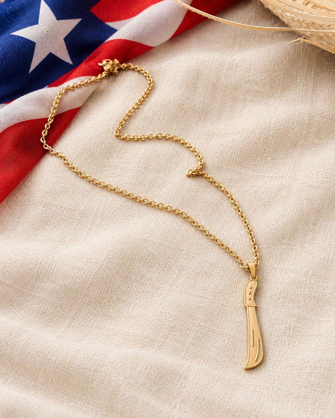 Boricua Machete Necklace – Stainless Steel