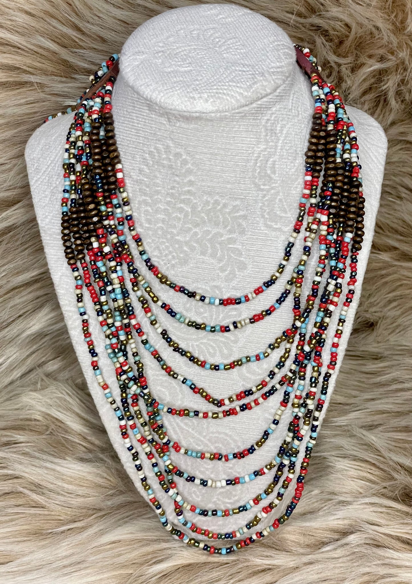 Multicolor Beads Necklace