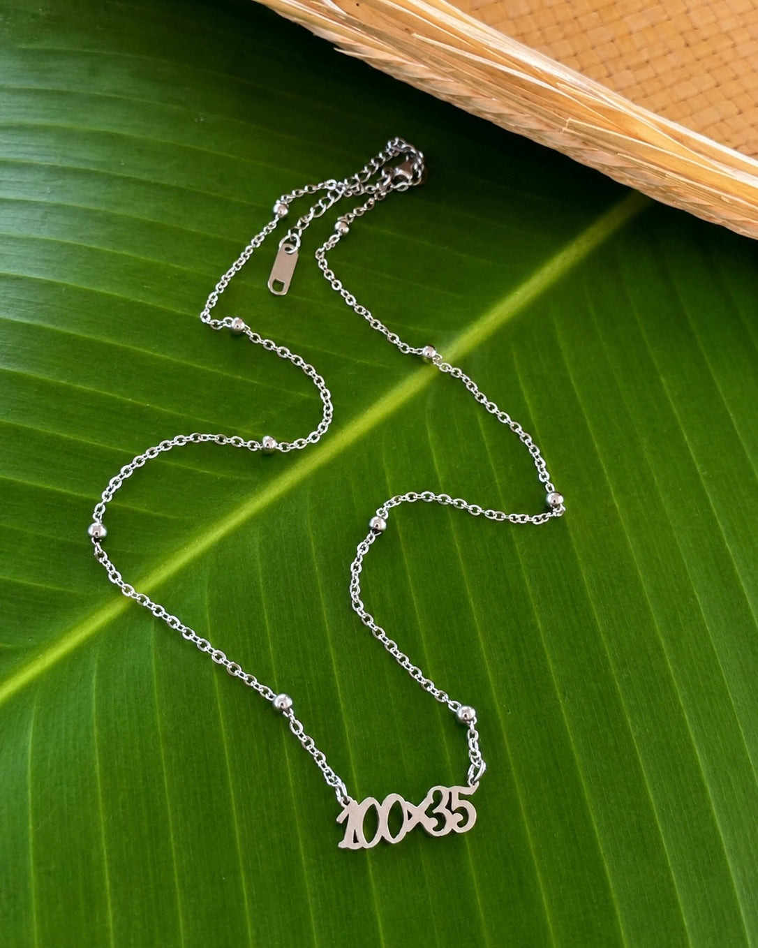 100x35 Necklace – Stainless Steel