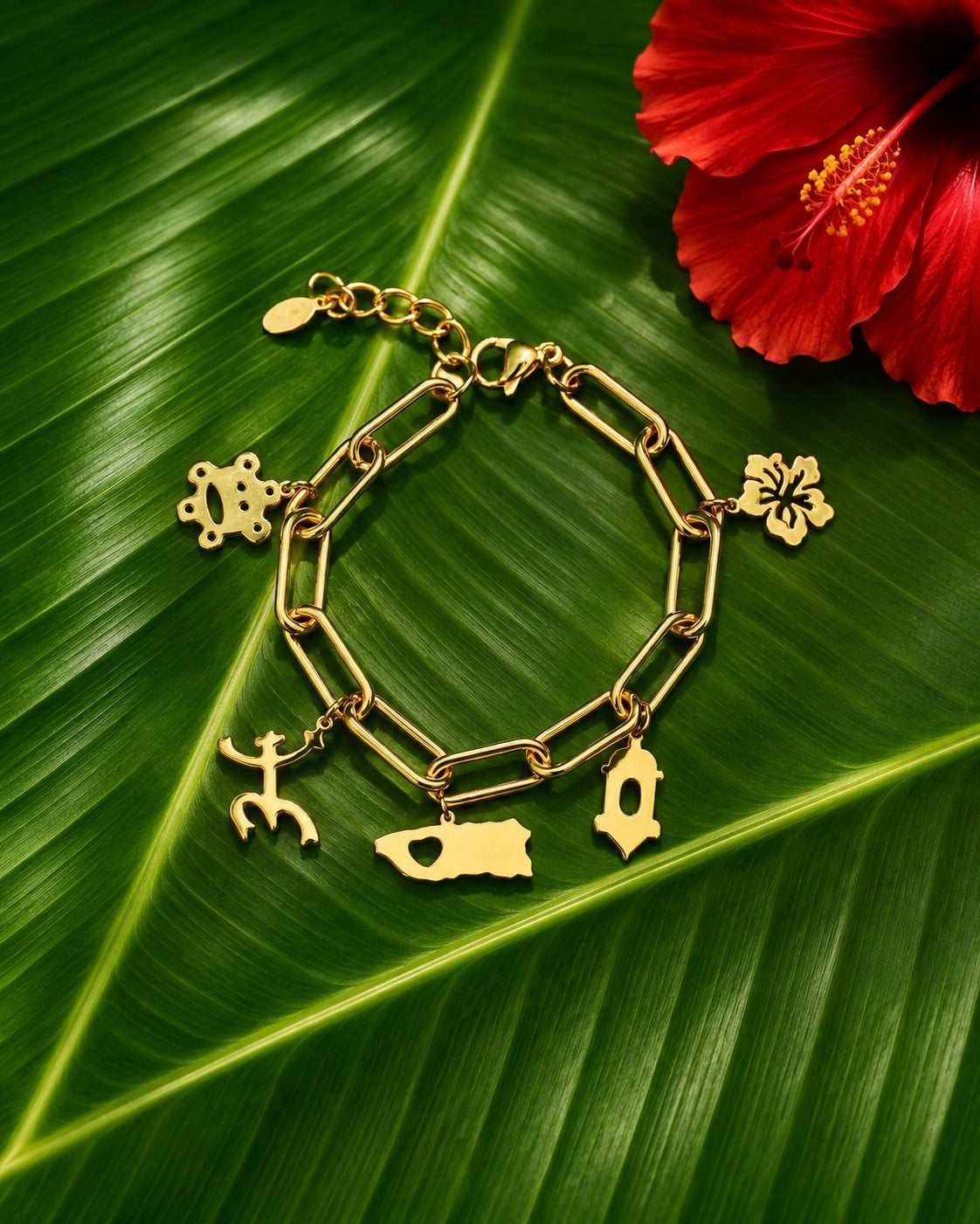 Puerto Rico 🇵🇷 Charm Bracelet