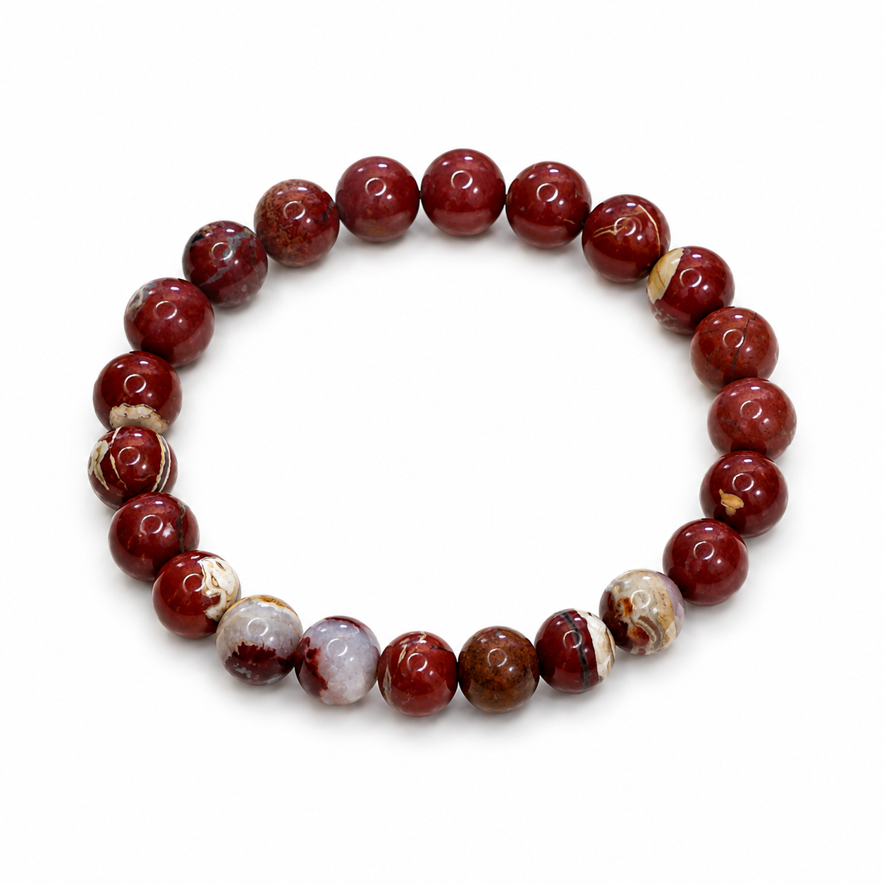 Brecciated Jasper 8mm Bracelet – Strength • Grounding • Vitality